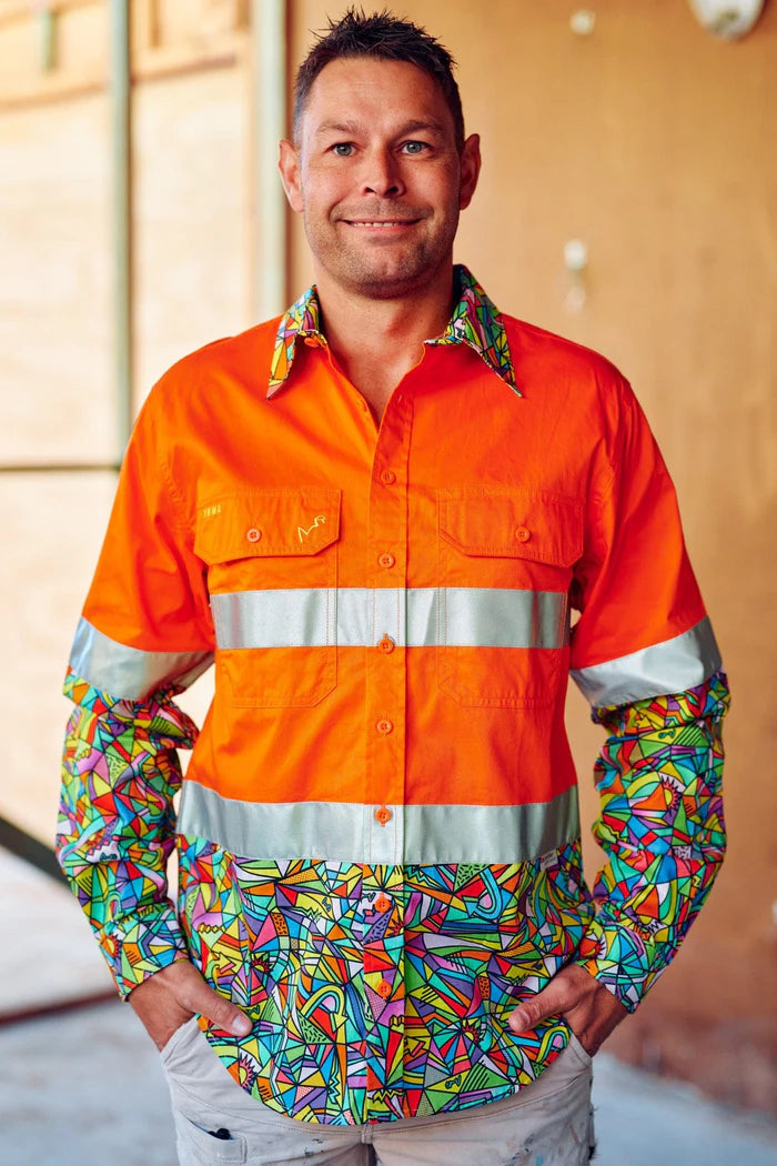 Men's Bonza Orange Day/Night Hi Vis 2.0