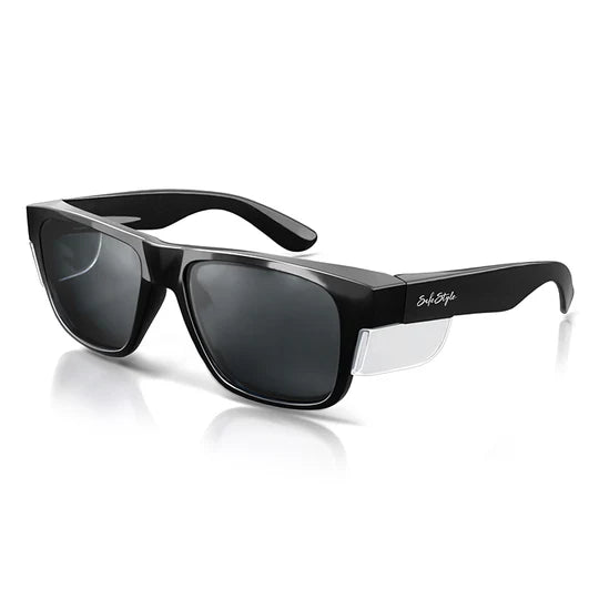 Safe Style - Fusions Black Frame Tinted Lens