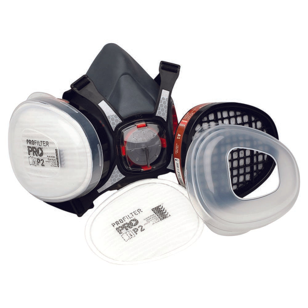 Assembled Half Mask with A1P2 Cartridges (HMA1P2)