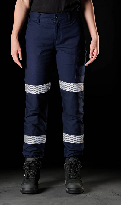 FXD WP-4WT Reflective Cuffed Work Pants – Navy