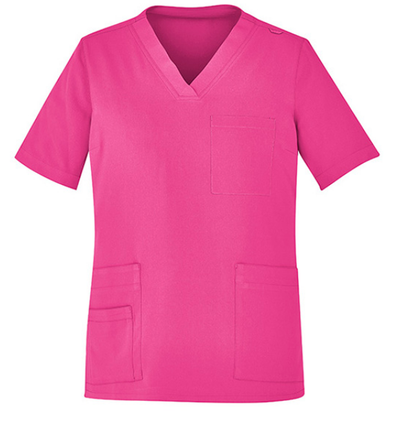 Unisex V-Neck Scrub Top - Biz Collection