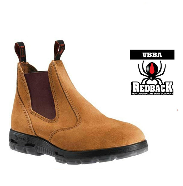 RedbackUBBABanana Suede Elastic Sided Boot Twin Rivers Workwear