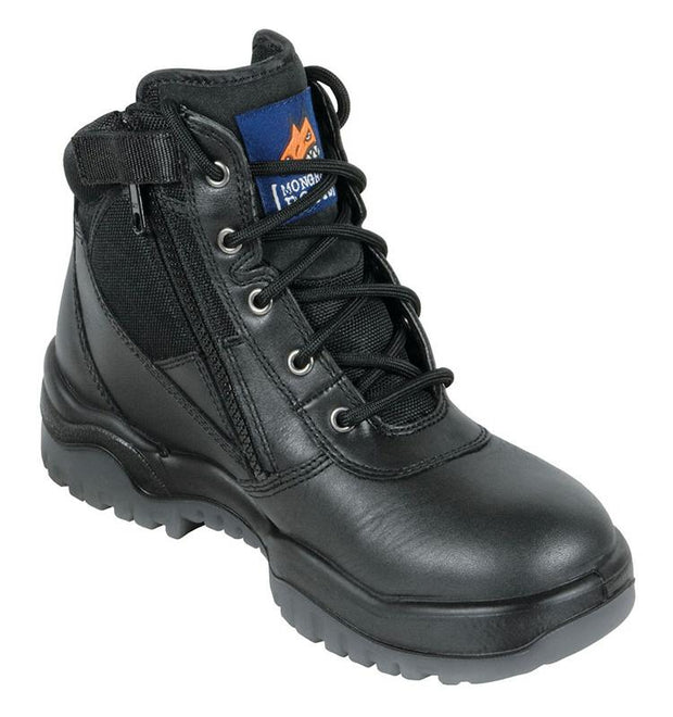 Mongrel Boots-961020-Black Zip Sided Non Safety