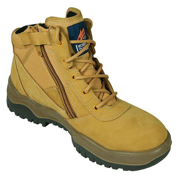 Mongrel Boots-261050-Wheat Zip Sided Safety Boot