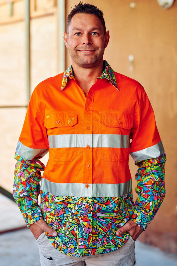 Men's Bonza Orange Day/Night Hi Vis 2.0