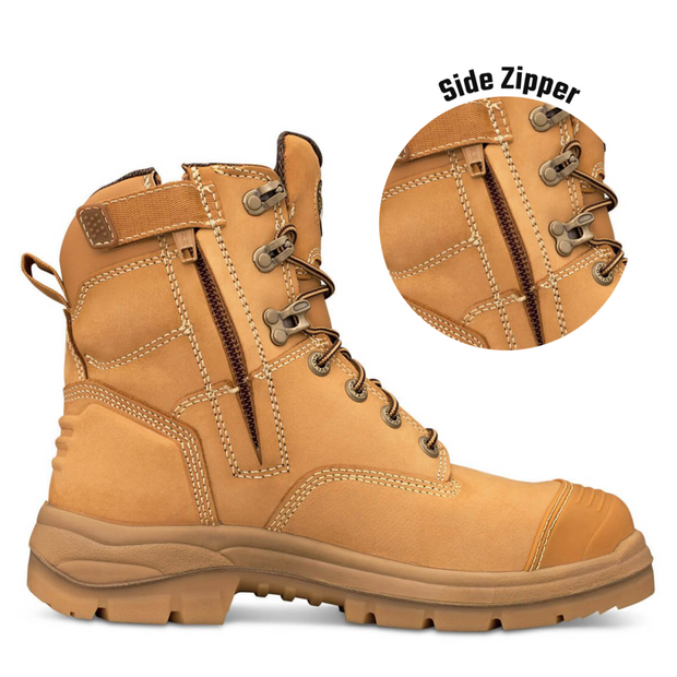 Oliver 55-332Z | 150mm Wheat Zip Sided Boot