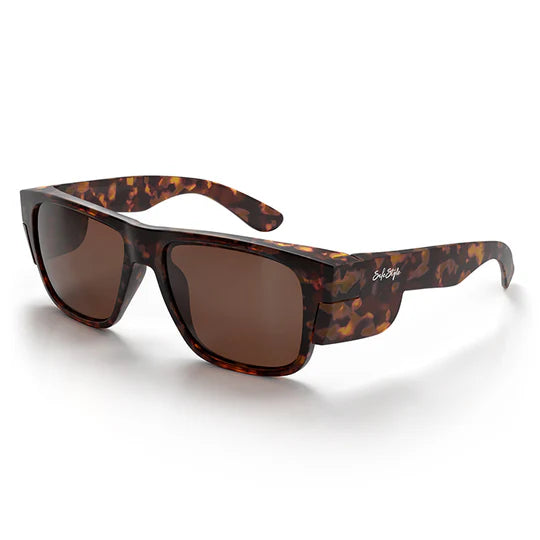 Safe Style - Fusions Matte Brown Tort Frame Brown Polarised Lens
