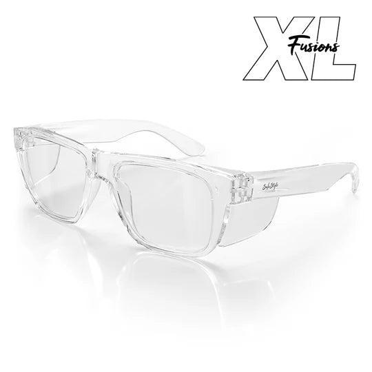 Safe Style - Fusions XL Clear Frame Clear Lens