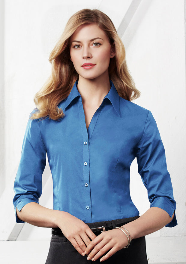 Womens Metro 3/4 Sleeve Shirt LB7300