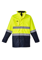 Mens Hi Vis Basic 4 In 1 Waterproof Jacket - ZJ220
