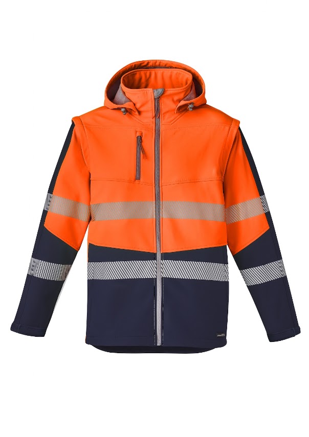 Syzmik ZJ453 Streetworx 2-in-1 Hi Vis Softshell Jacket