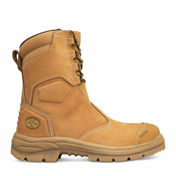 200mm Hi-Leg Wheat Zip Sided Boot