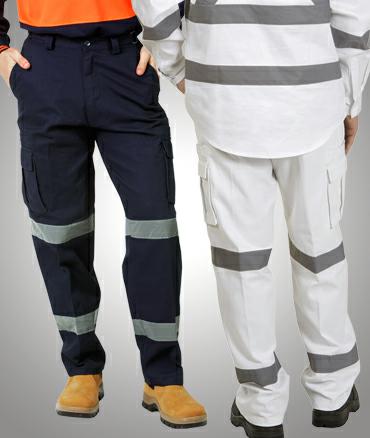 Blue Whale-W93-Cargo Pants with Reflective Tape