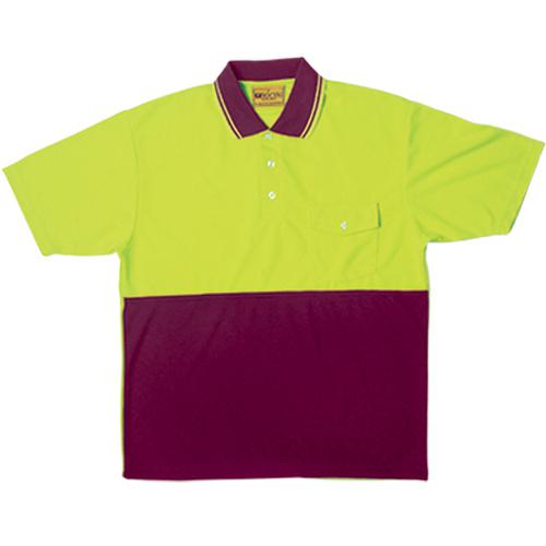 Bocini-SP0427-Hi Vis Short Sleeve Safety Polo
