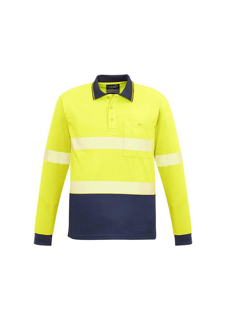Syzmik-ZH530-HIVis Segmented L/S Polo