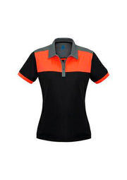 Biz Collection-P500LS-Charger Ladies S/S Polo