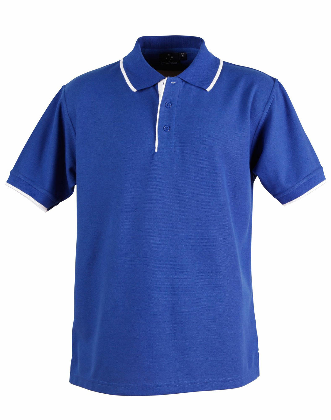 Poly/Cotton Contrast Pique Short Sleeve Polo