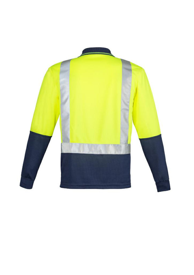 Syzmik-ZH234-HiVis L/S Spiced Polo with R/Tape