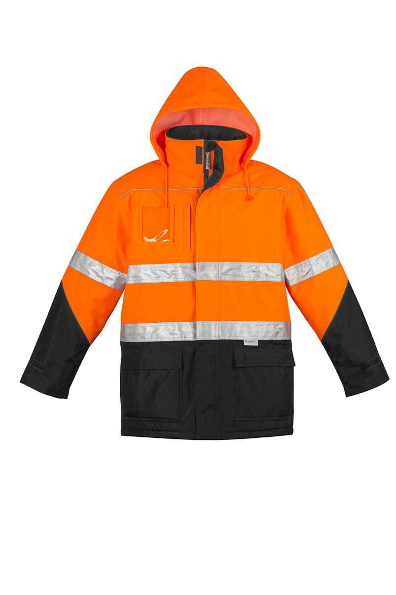 Syzmik-ZJ350-Hi Vis Storm Jacket