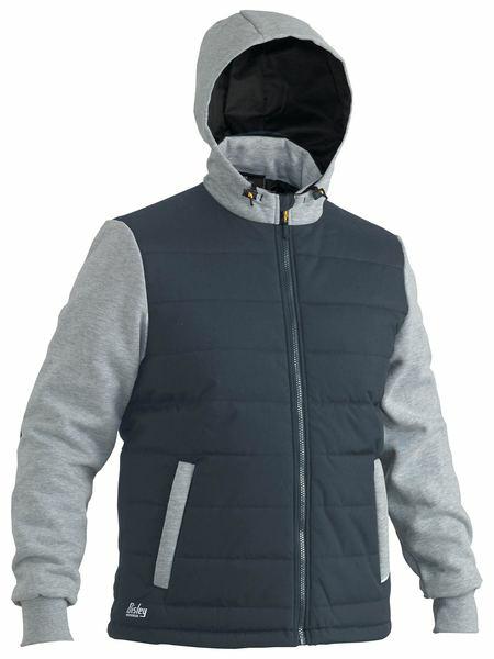 Bisley-BJ6944-Contrast Puffer Hoodie