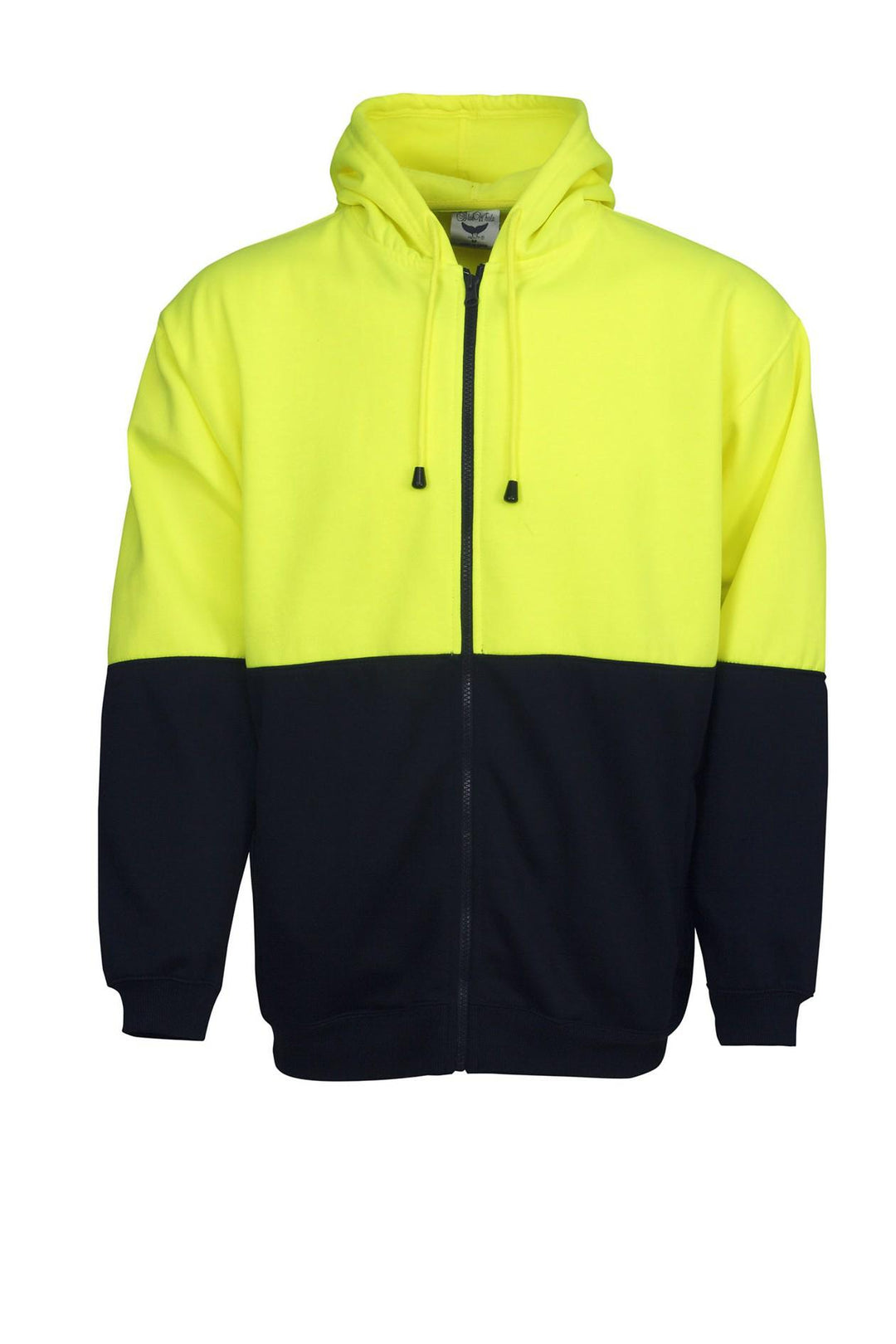 Blue Whale-F94-HiVis Full Zip Fleecy  Hoodie
