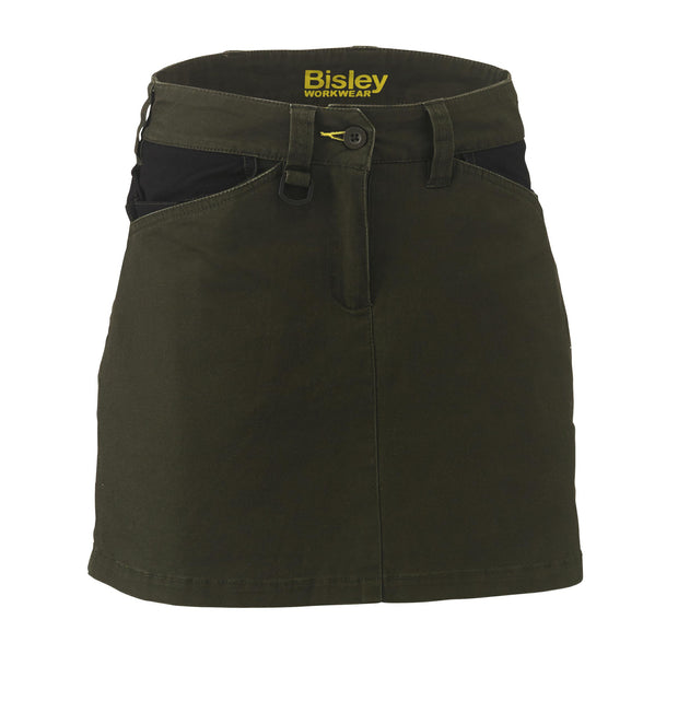 Bisley-BLS1024-Women's Stretch Cotton Skort – Twin Rivers Workwear
