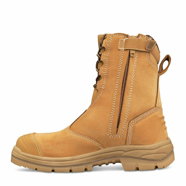 200mm Hi-Leg Wheat Zip Sided Boot