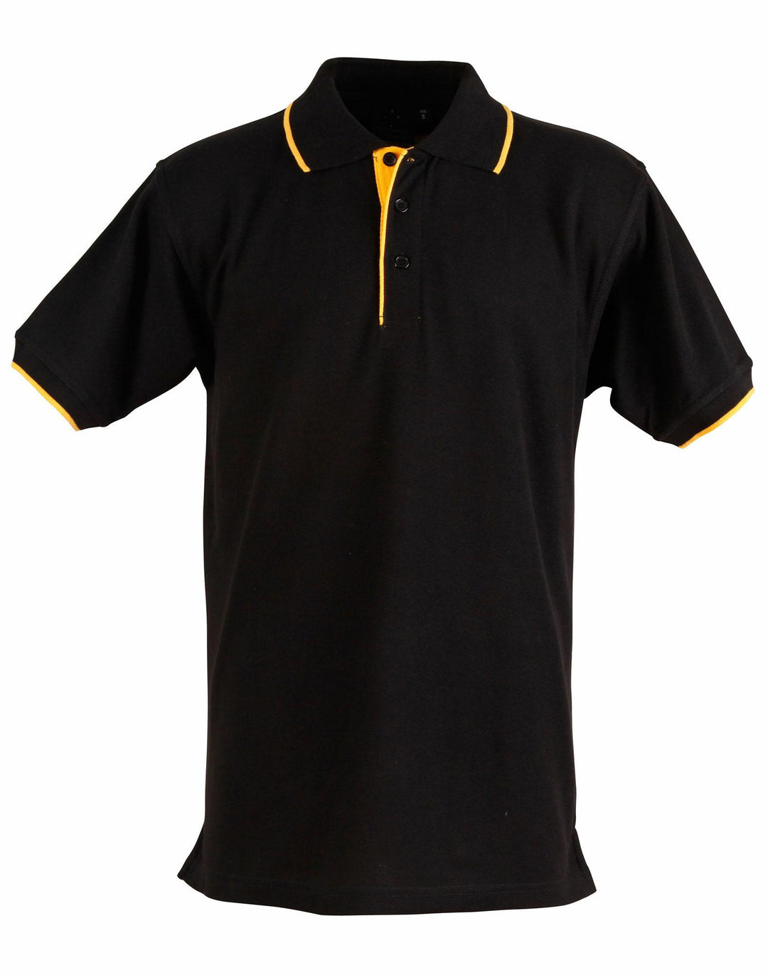 Poly/Cotton Contrast Pique Short Sleeve Polo