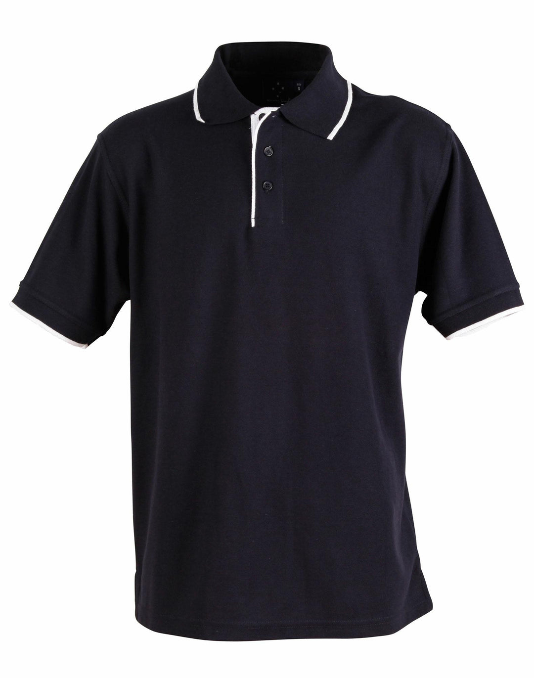 Poly/Cotton Contrast Pique Short Sleeve Polo