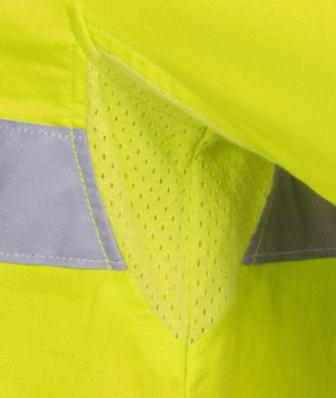 Blue Whale-C93-Hi Vis L/S Cotton Drill Shirt