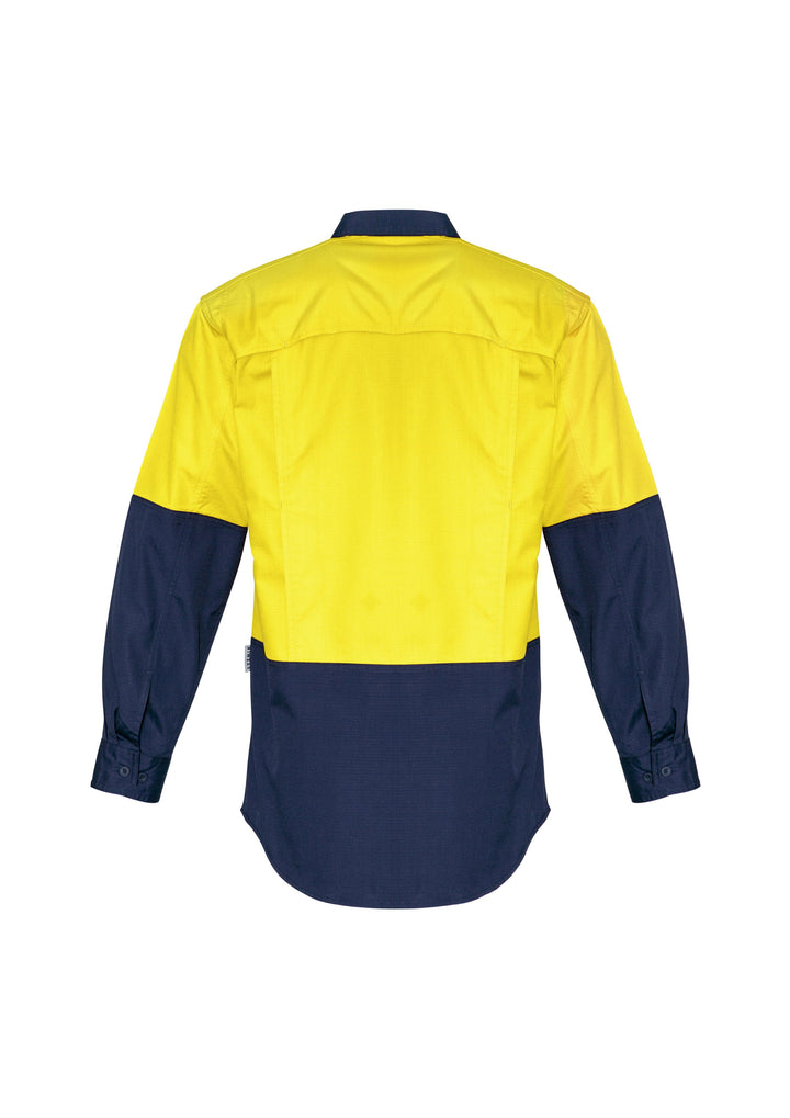 Syzmik-ZW128-HiVis Rugged Cooling Spliced Shirt