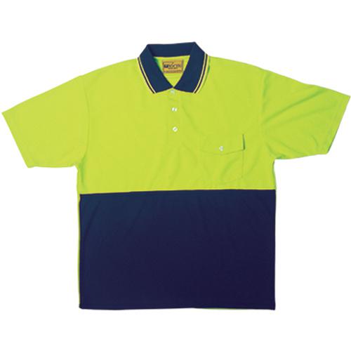 Bocini-SP0427-Hi Vis Short Sleeve Safety Polo