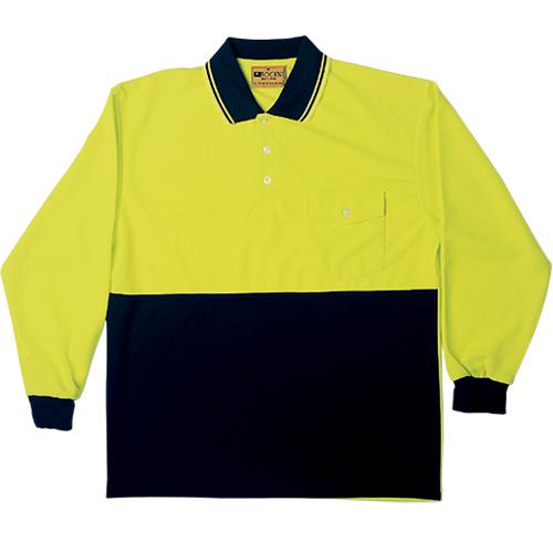 Bocini-SP0426-Adults Hi Vis Safety Polo-L/S