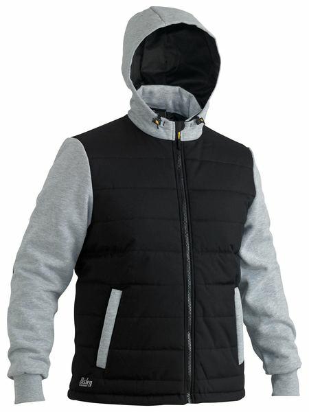 Bisley-BJ6944-Contrast Puffer Hoodie