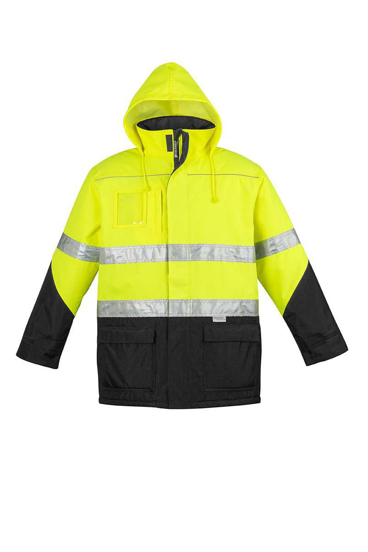 Syzmik-ZJ350-Hi Vis Storm Jacket