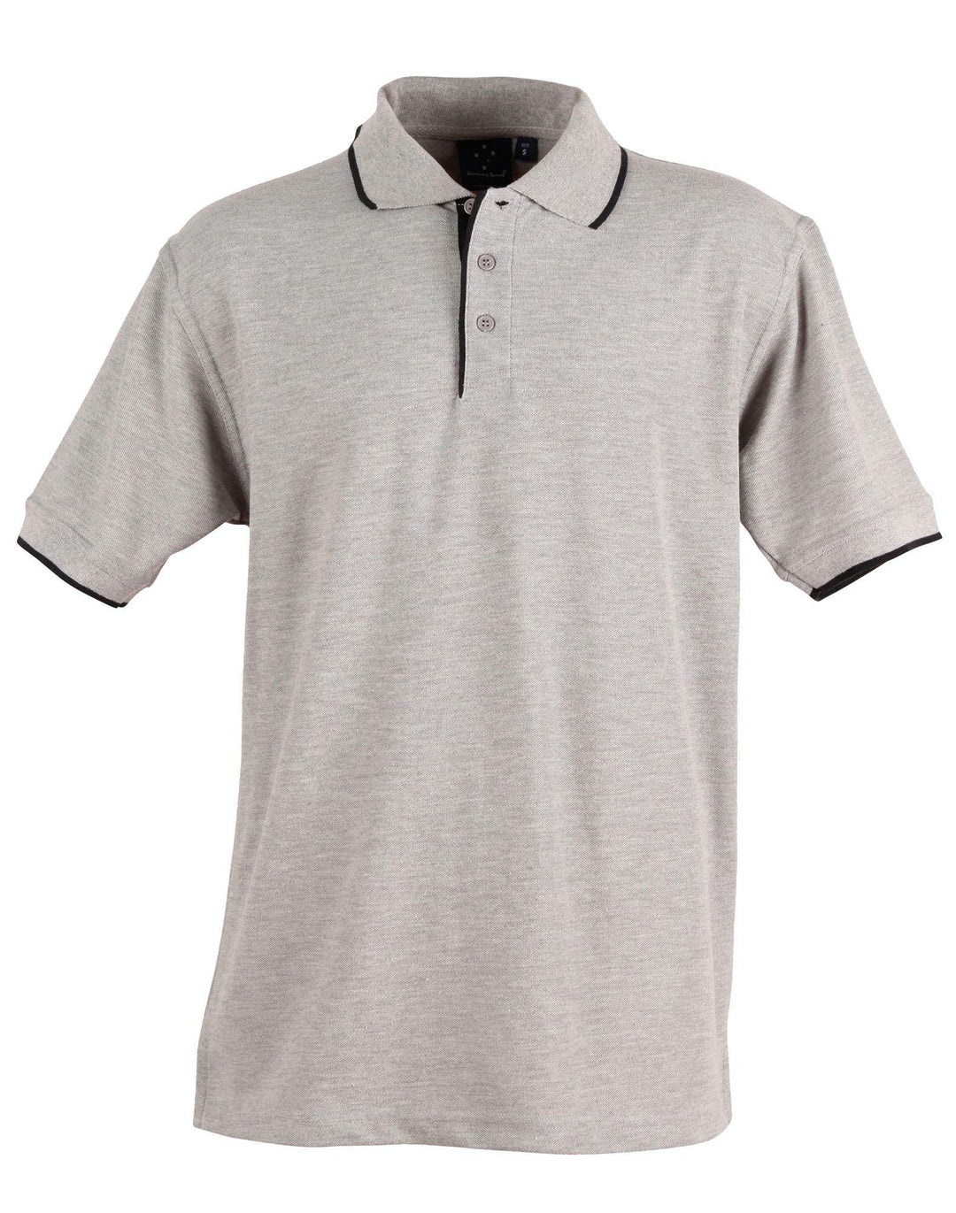 Poly/Cotton Contrast Pique Short Sleeve Polo