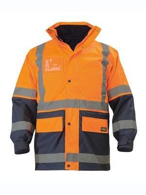 Bisley-BK6975-Hi Vis 5 in 1 Taped Jacket
