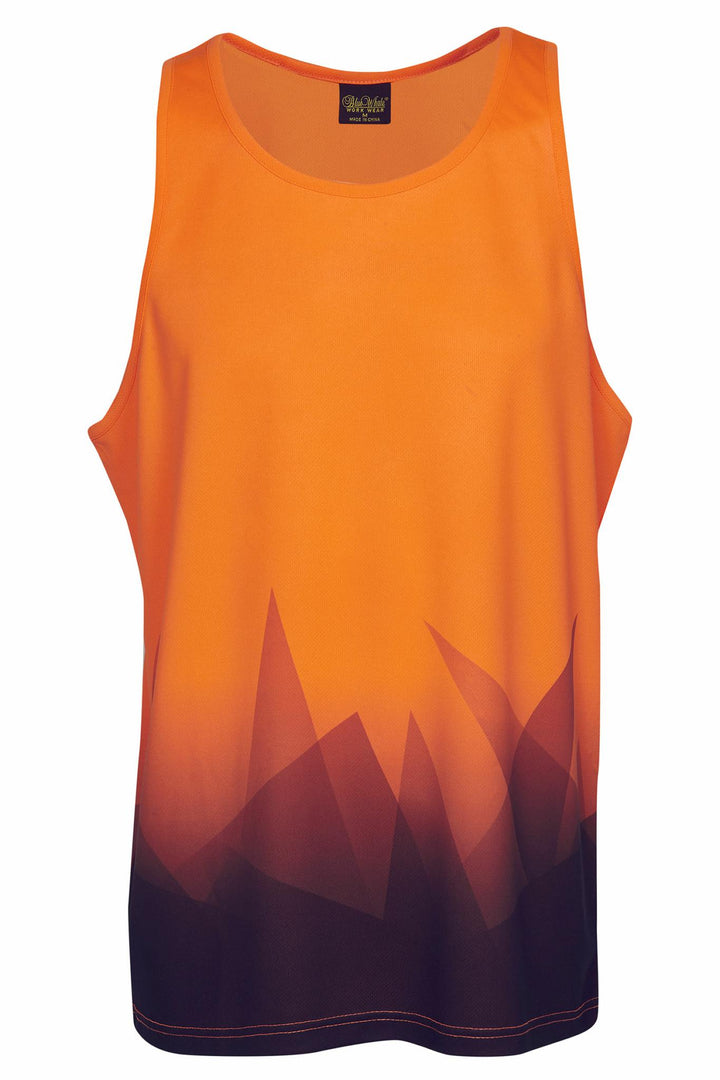 BW-S85-Hi Vis Triangular Design Singlet