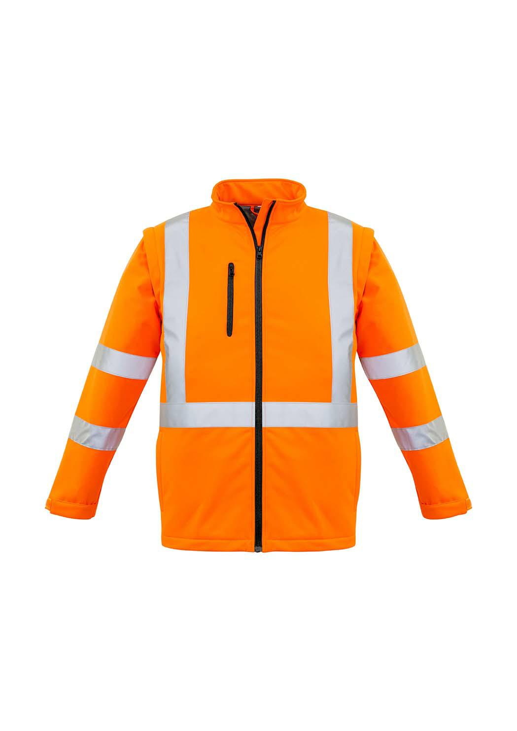 Syzmik-ZJ680-HiVis 2in1 Soft Shell Jacket, Rail X