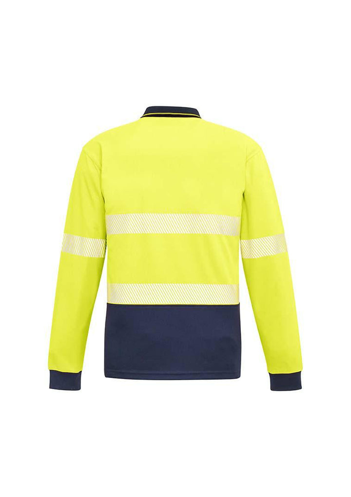 Syzmik-ZH530-HIVis Segmented L/S Polo