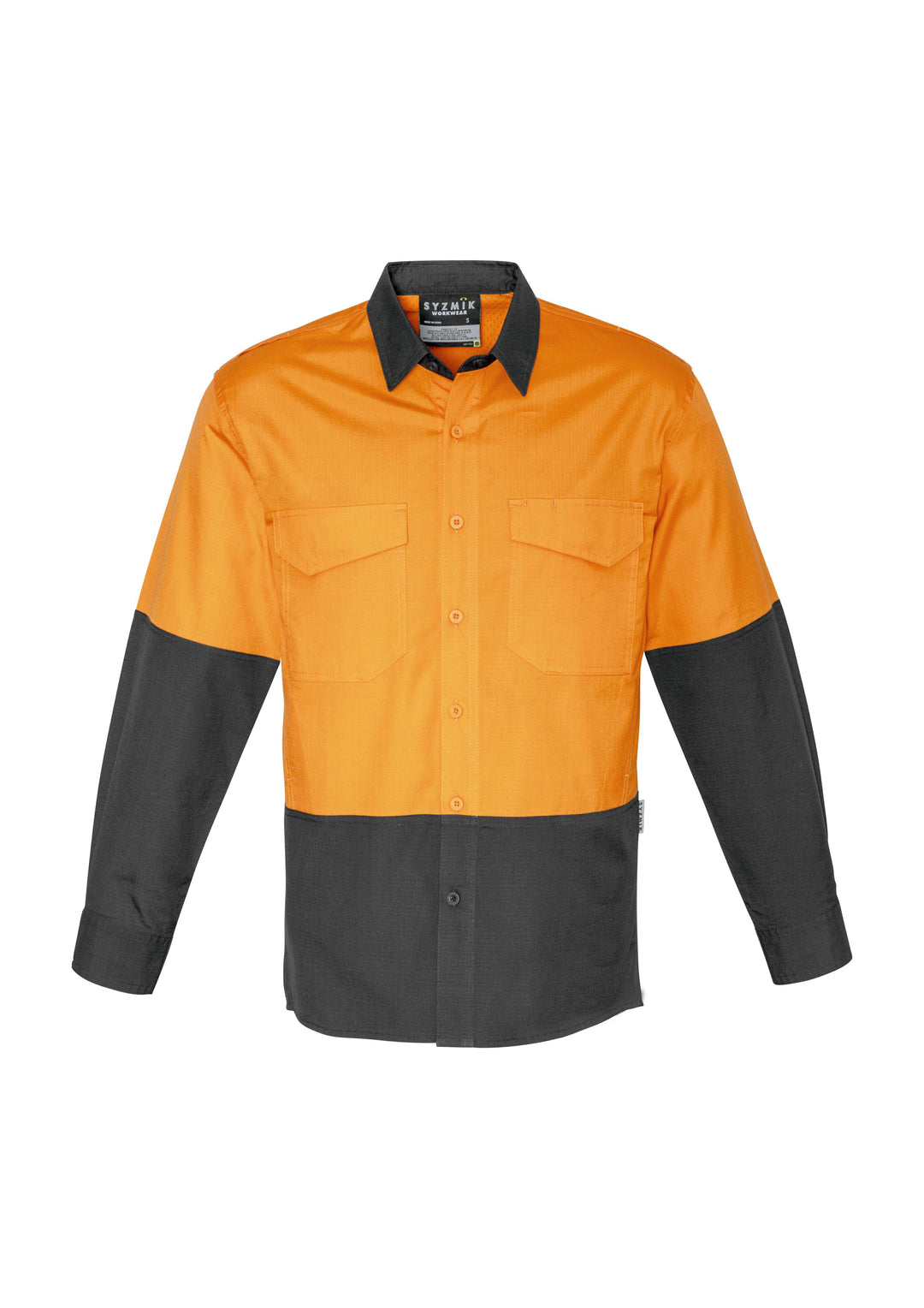 Syzmik-ZW128-HiVis Rugged Cooling Spliced Shirt