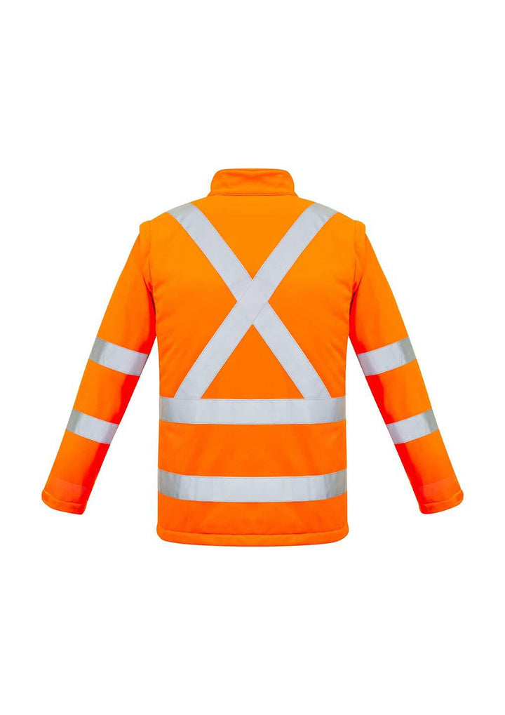 Syzmik-ZJ680-HiVis 2in1 Soft Shell Jacket, Rail X