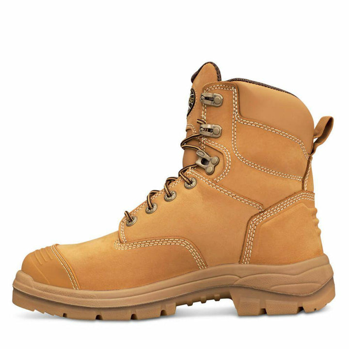 Oliver-55332-150mm Wheat Lace Up Safety Boot