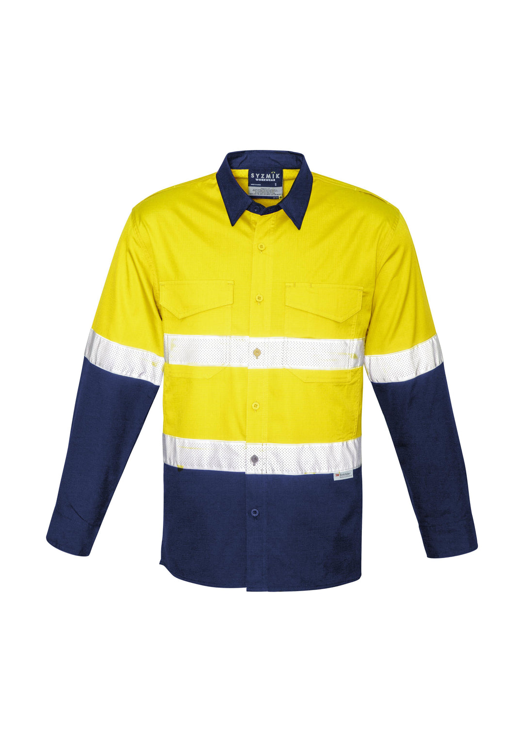 Syzmik-ZW129-HiVis Rugged Cooling Taped Shirt