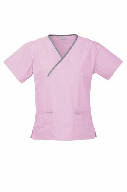 Biz Collection-H10722-Ladies X'ver Contrast Top
