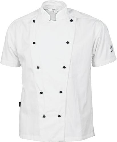 DNC-1105-Three Way Ventilated S/S Chef Jacket