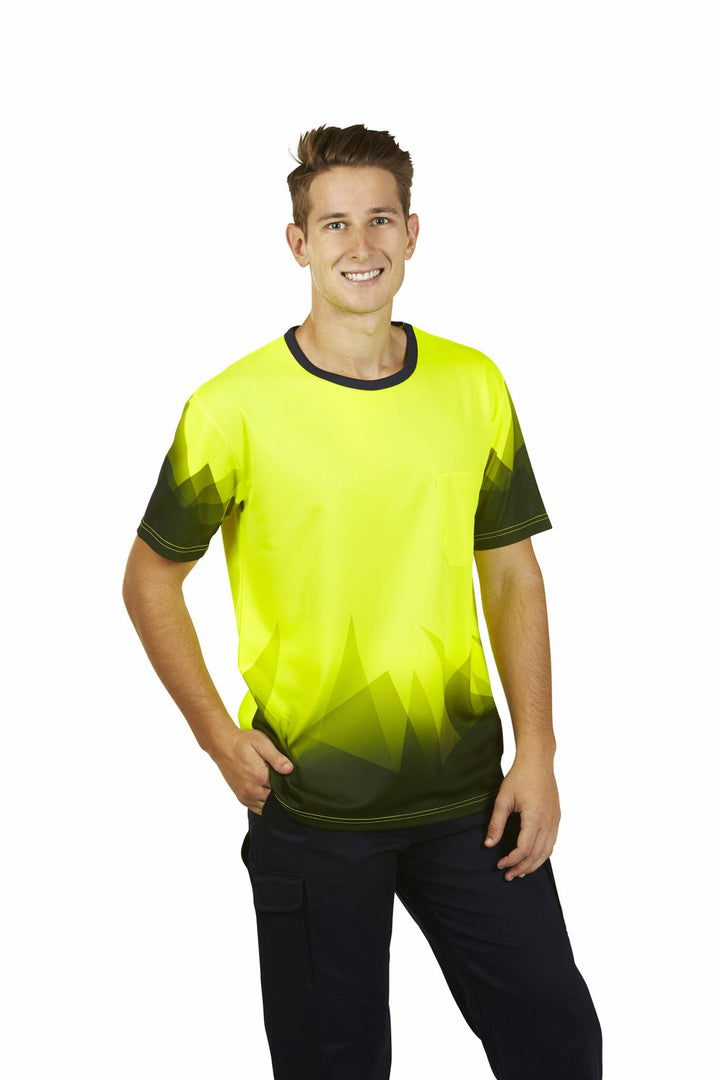 BW-T85-Hi Vis Sublimation T Shirt