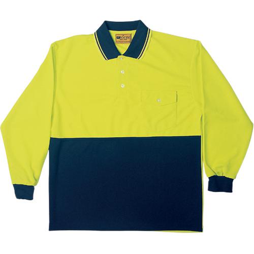 Bocini-SP0426-Adults Hi Vis Safety Polo-L/S