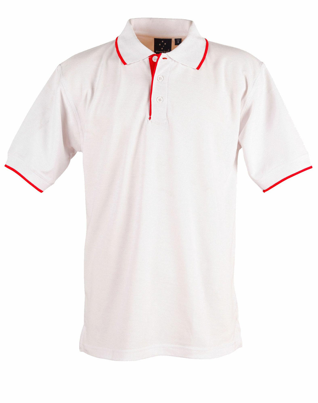 Poly/Cotton Contrast Pique Short Sleeve Polo