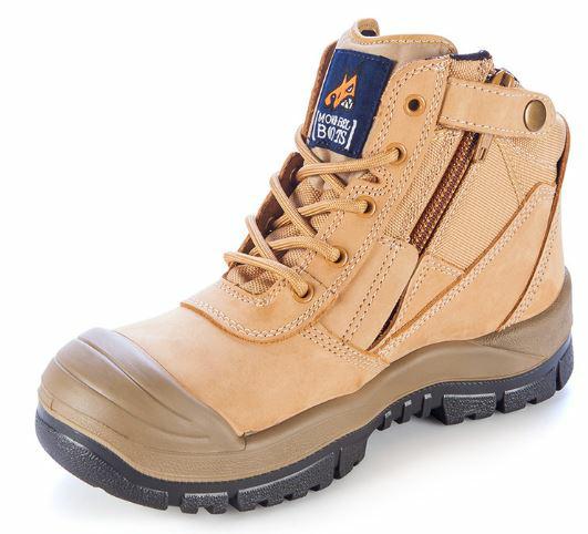 Mongrel Boots-461050-Wheat Zip Sided Safety Boots
